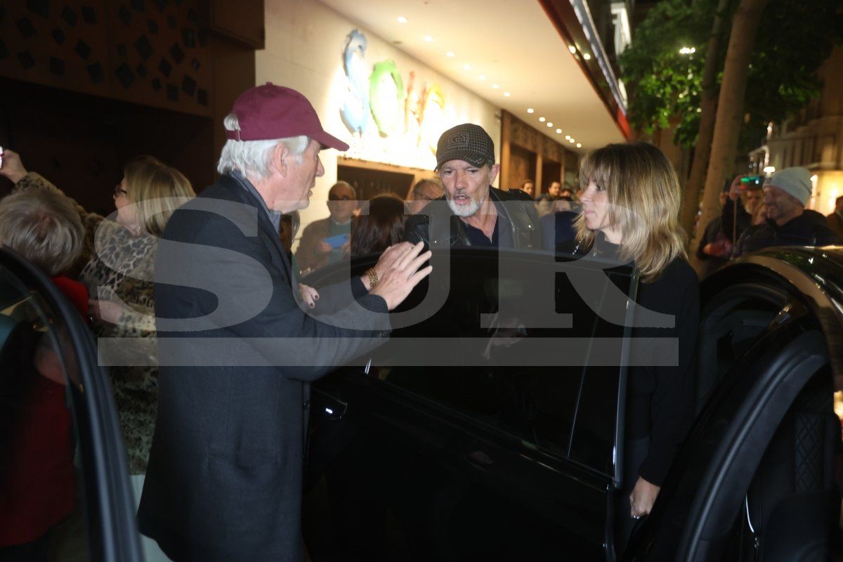 Hollywood star Richard Gere in Malaga to see Antonio Banderas&#039; production of Gypsy